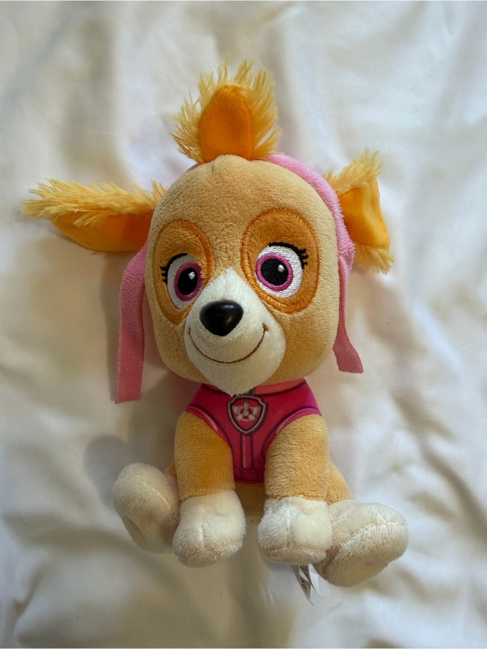 Paw Patrol Skye Plush Stuffed Animal Pink Uniform